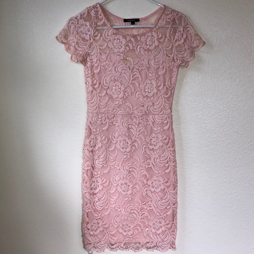 Blush Lace Dress